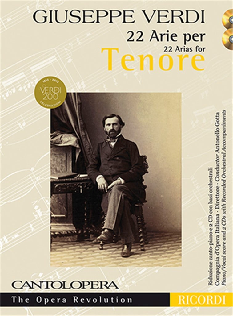 Cantolopera: Verdi - 22 Arie per Tenore